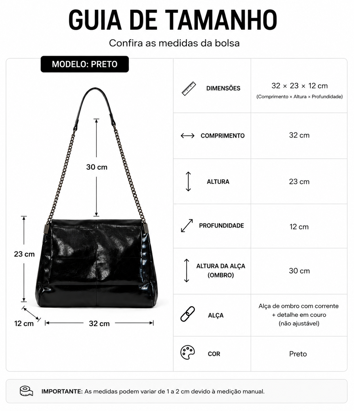 Bolsa Capacity