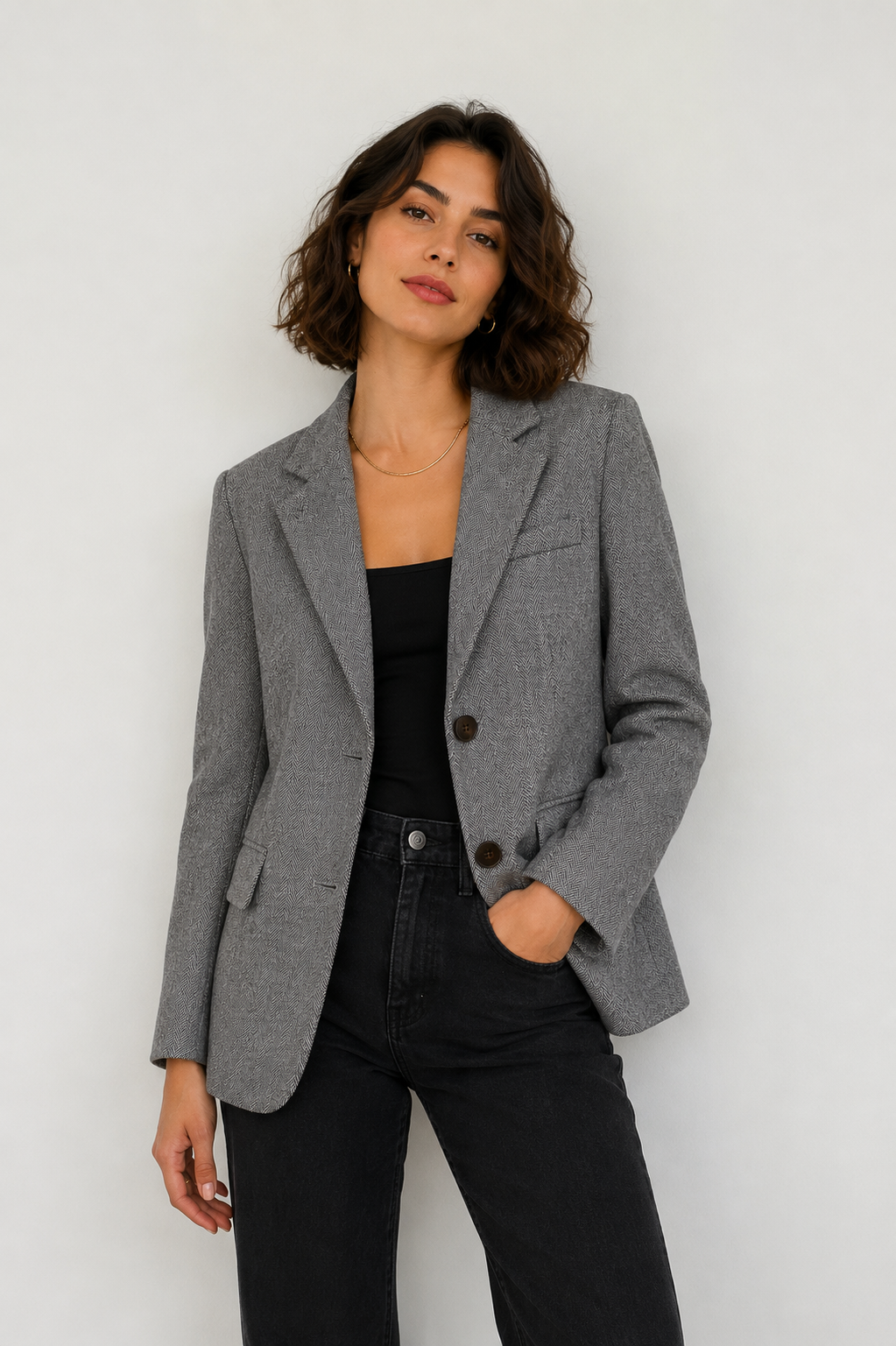 Jaqueta Herringbone