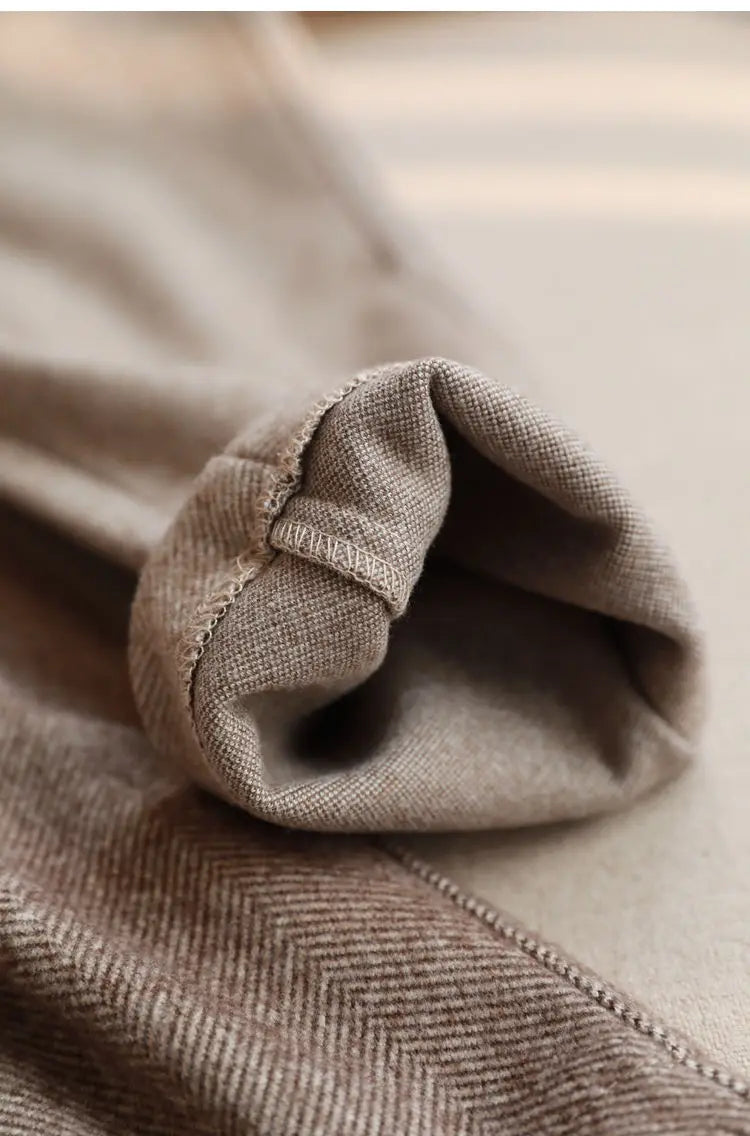 Flora Woolen Pants Womens