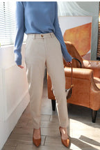 Flora Woolen Pants Womens