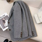 Flora Grey Herringbone pattern